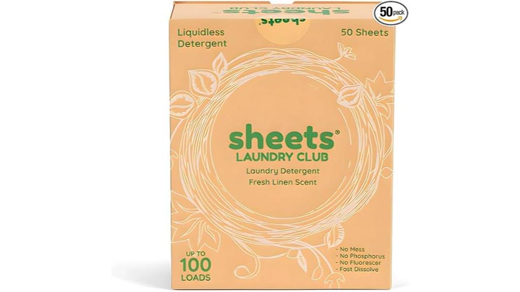 100 load laundry sheets