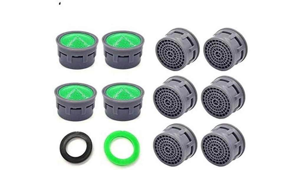 10 piece faucet aerator set