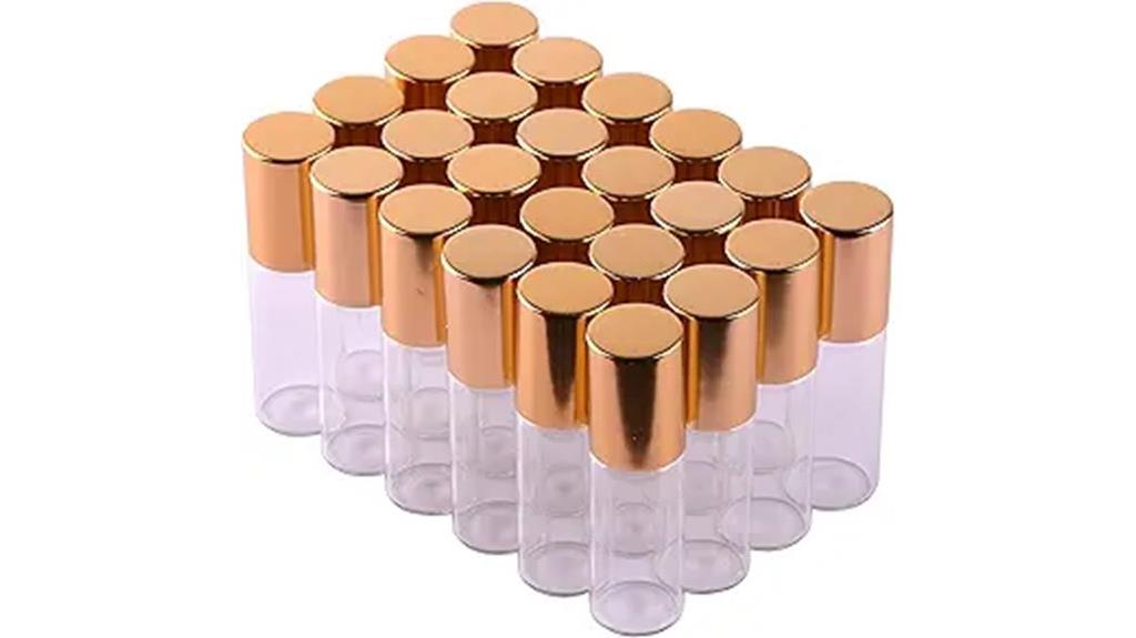 24 pack refillable oil bottles
