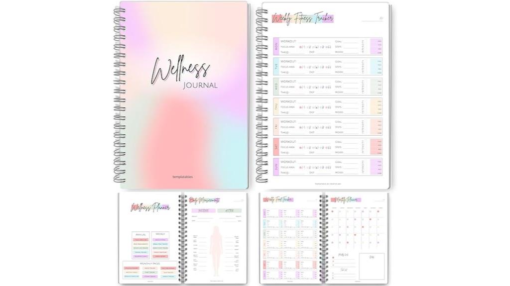 90 day wellness tracking journal