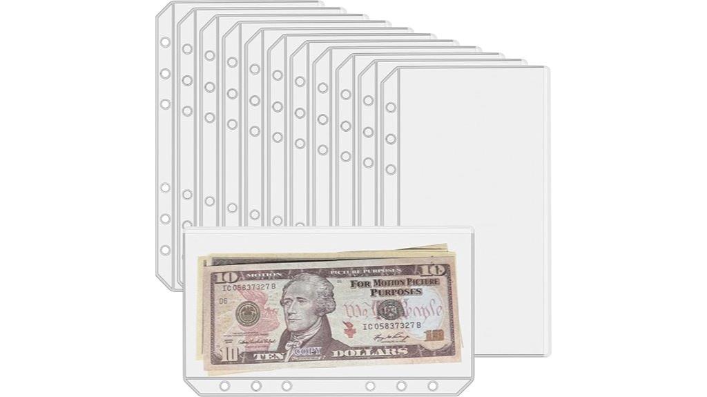 a6 cash envelope set