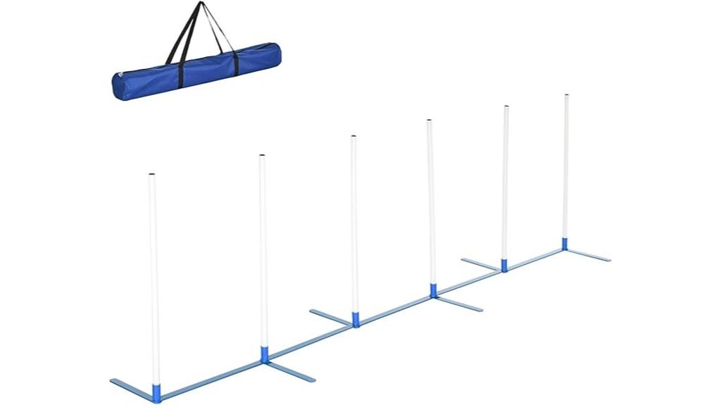 adjustable dog agility set