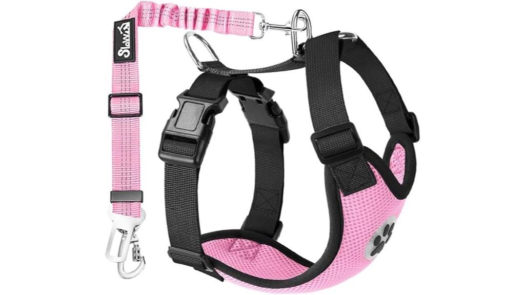 adjustable dog car harness