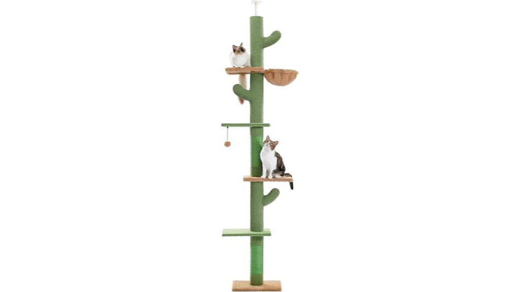 adjustable multi level cat tree