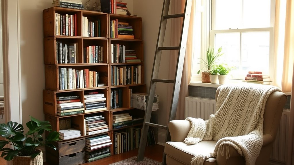affordable home library setup
