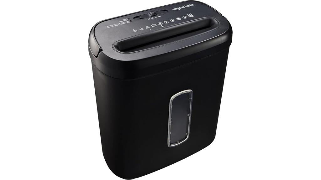 amazon 8 sheet cross cut shredder