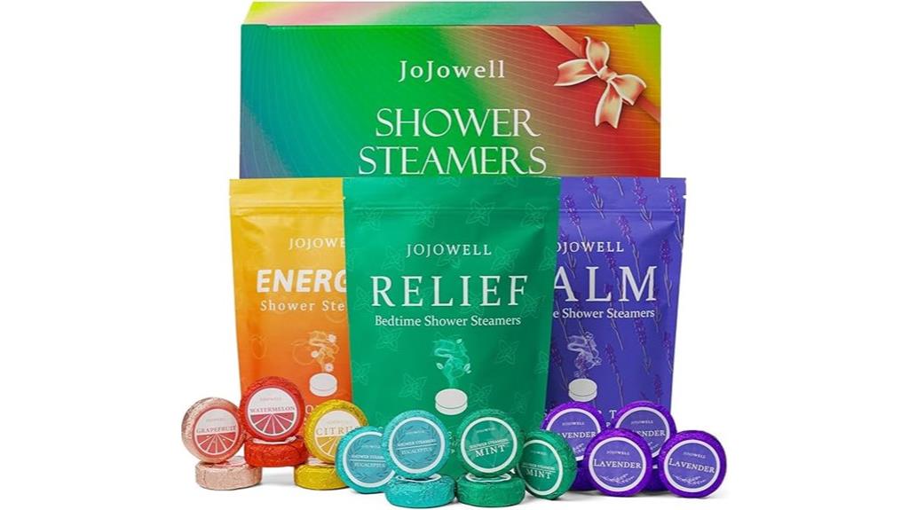 aromatherapy shower steamer pack