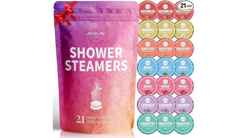 aromatherapy shower steamer pack