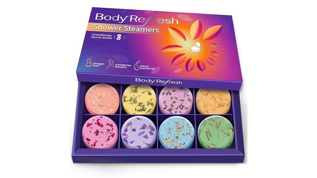 aromatherapy shower steamers pack