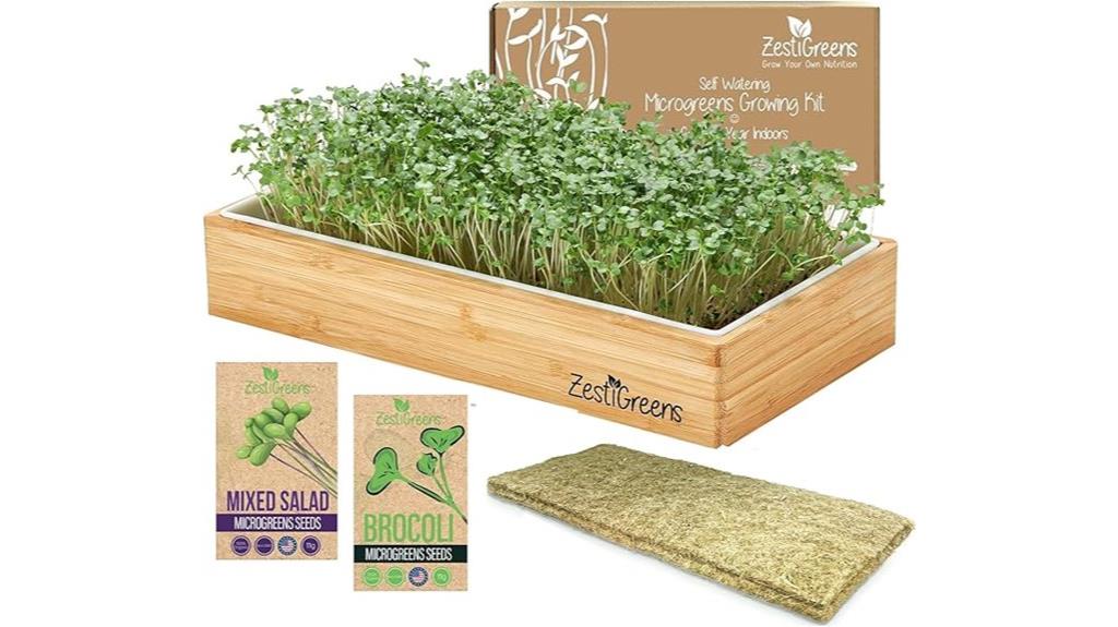 automatic microgreens growing system