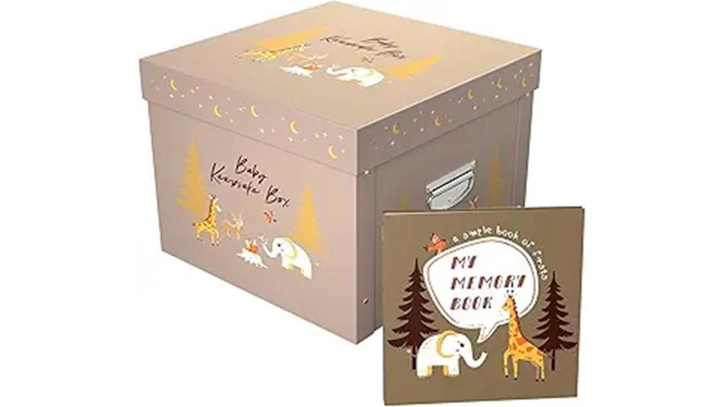 baby milestones keepsake box