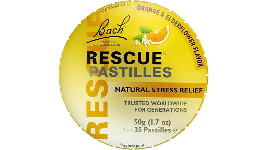 bach rescue lozenges orange