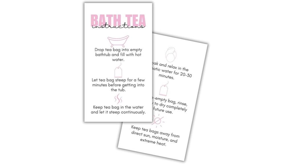 bath tea bags 50 pack