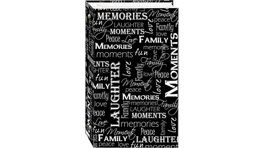 black white photo album