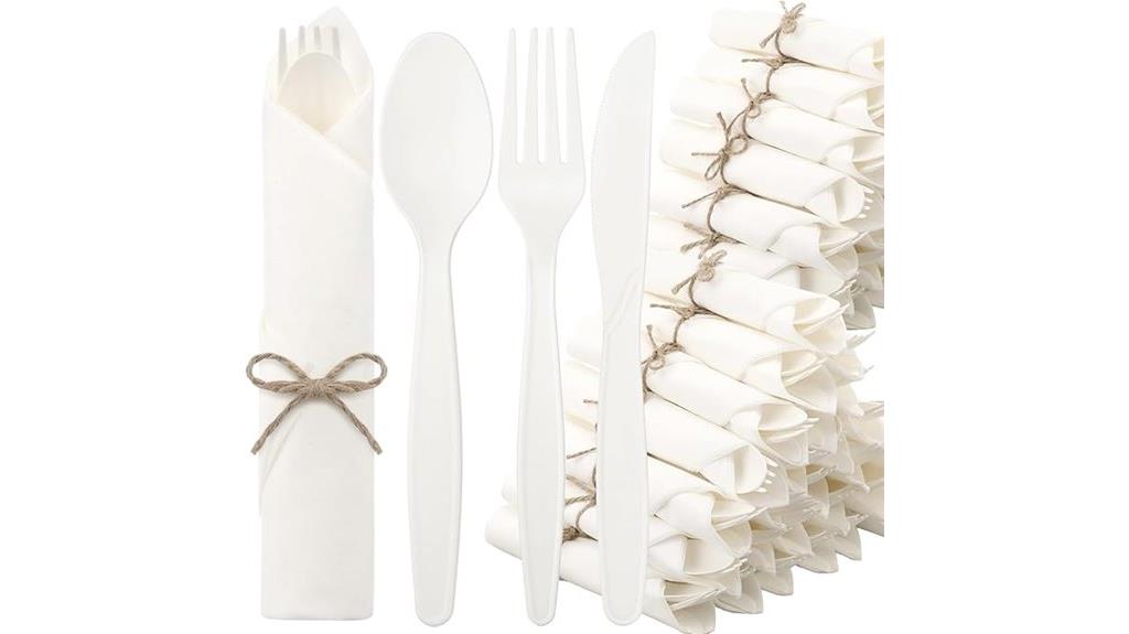 bulk biodegradable utensil set
