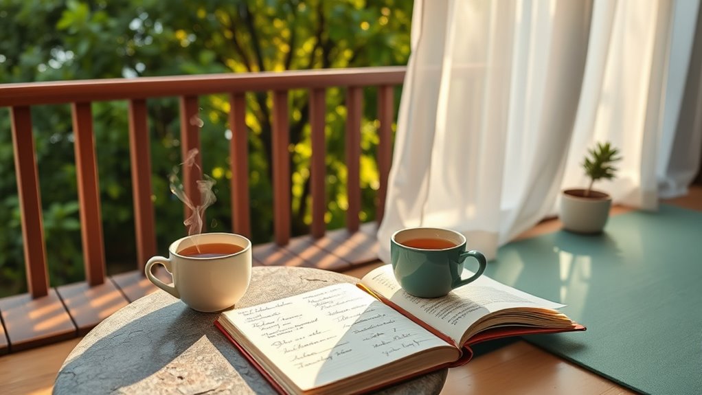 calm morning mindfulness practice