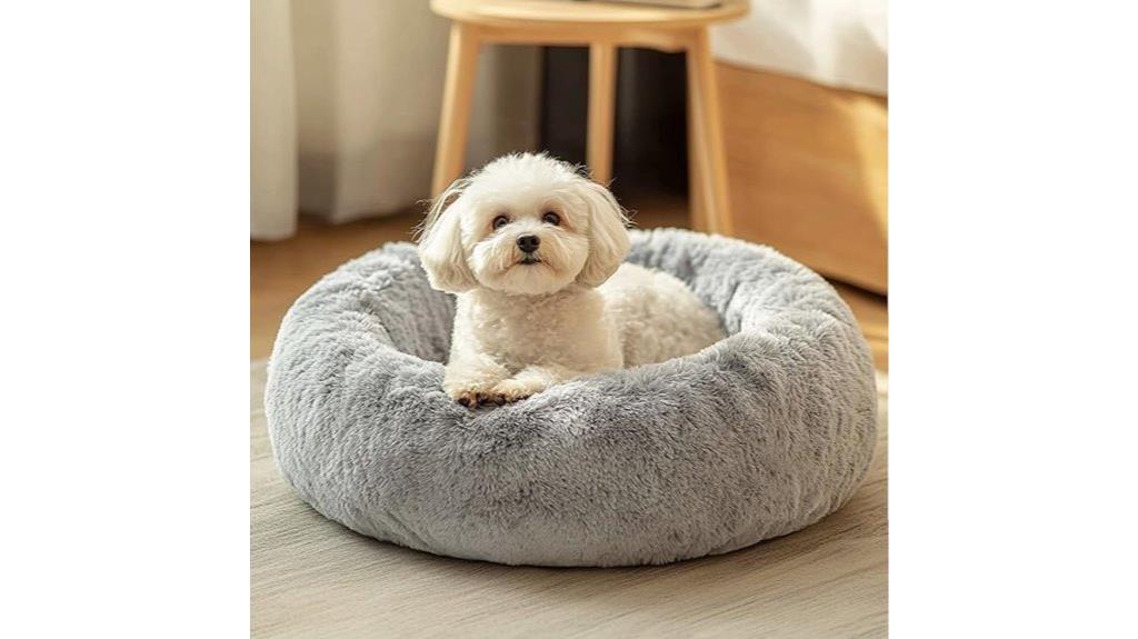 calming small pet bed