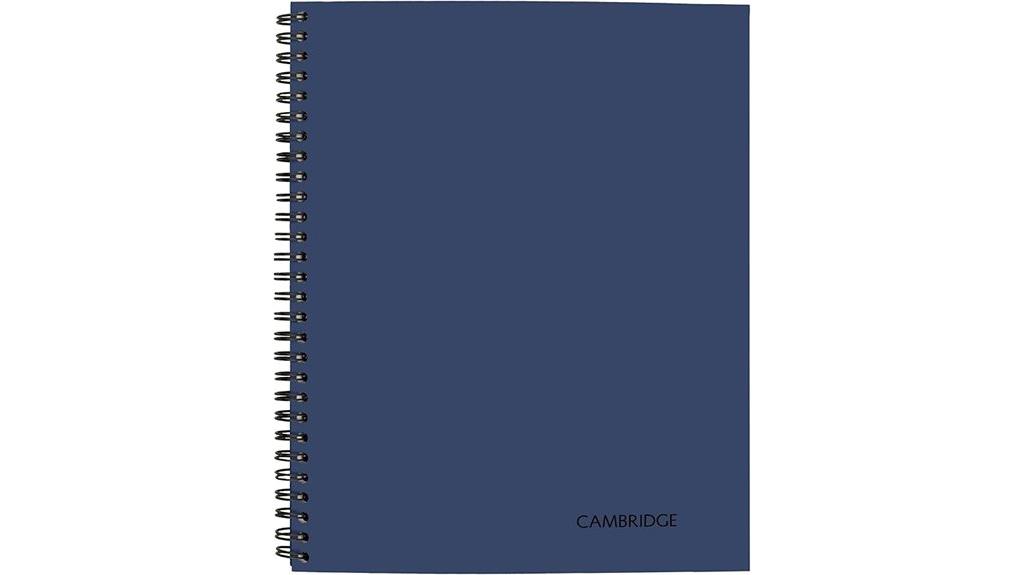 cambridge blue business notebook