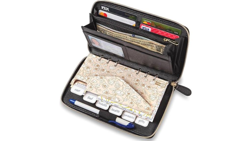 cash envelope budgeting organizer