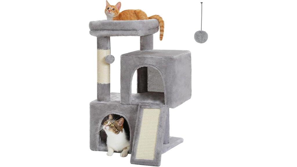 cat tree with condos