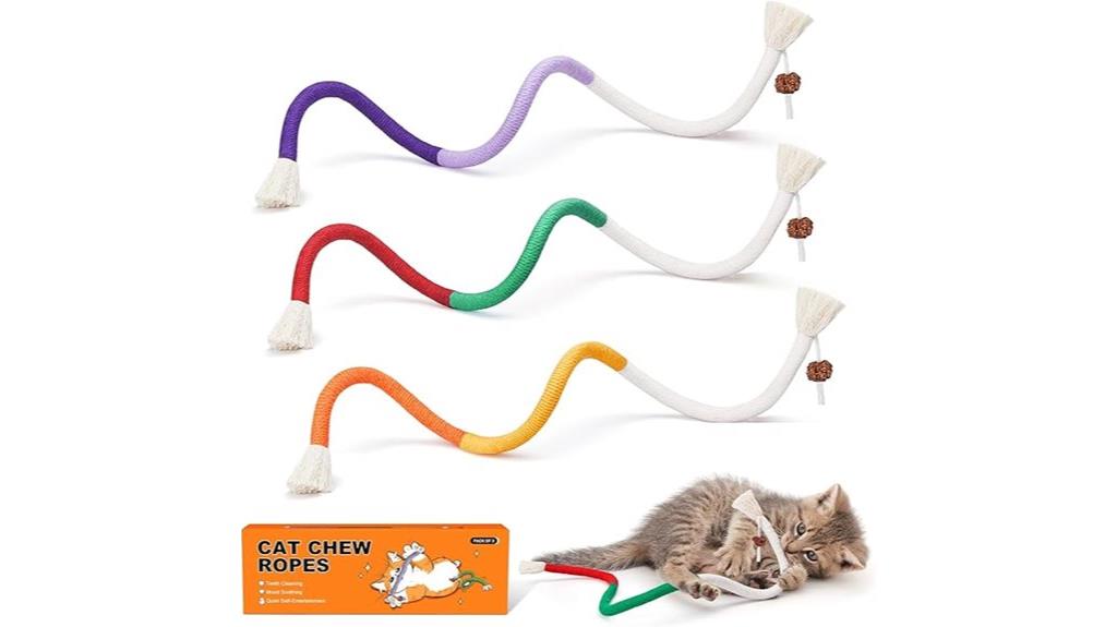 catnip chew rope set