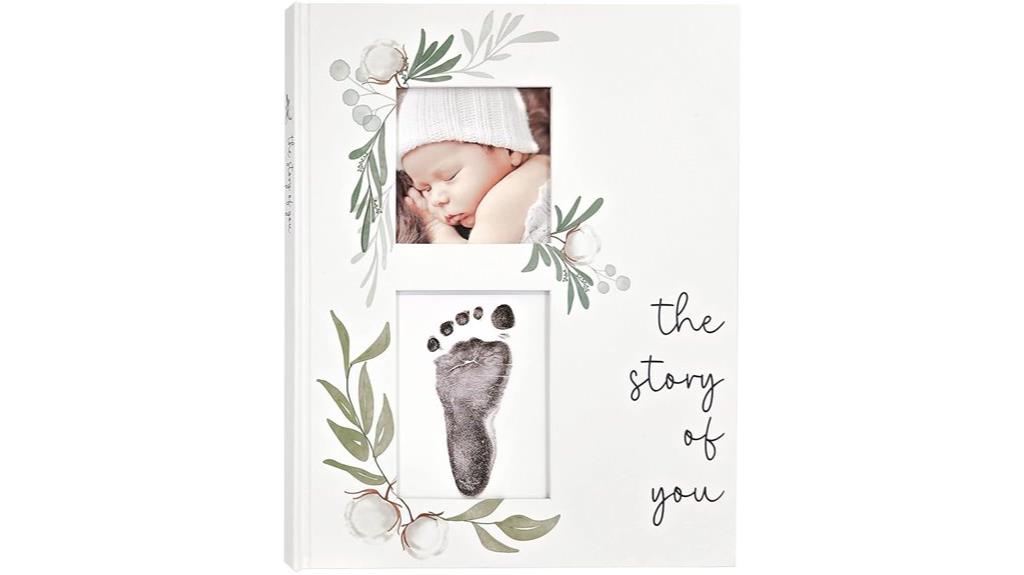 childhood milestone keepsake album
