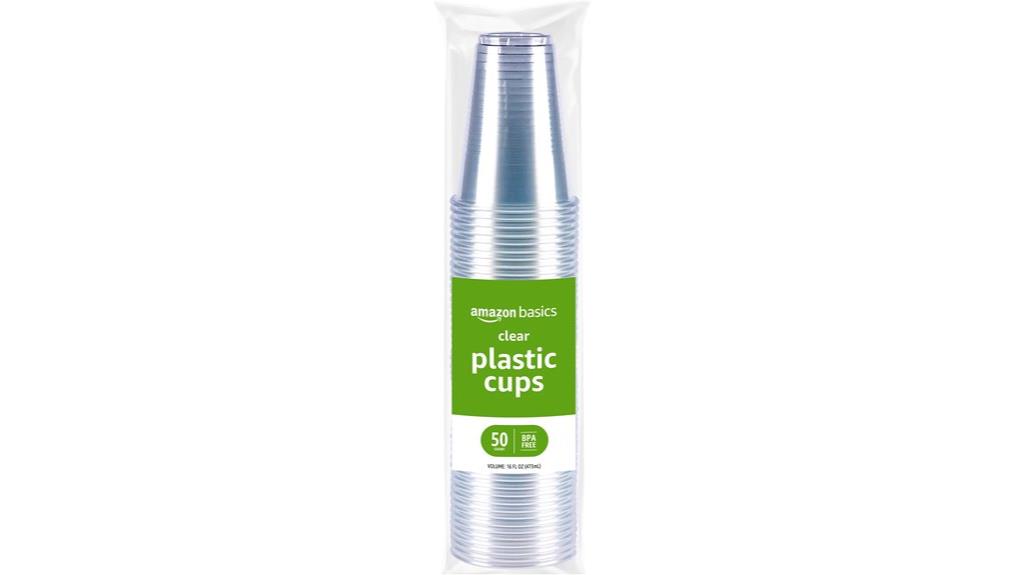 clear 16oz plastic cups