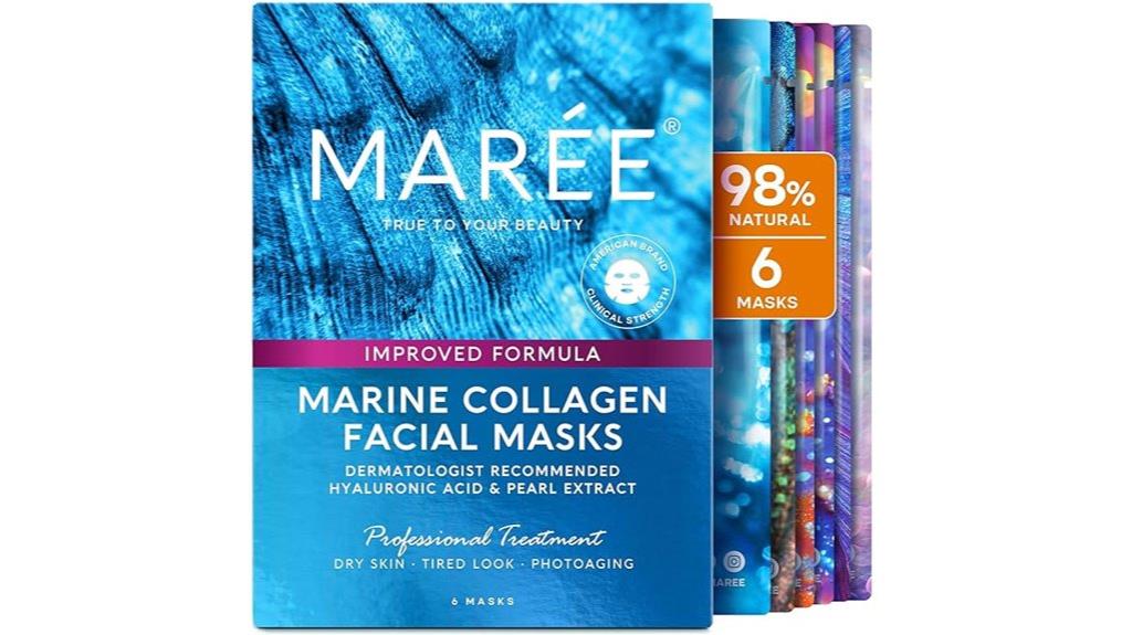 collagen and hyaluronic mask