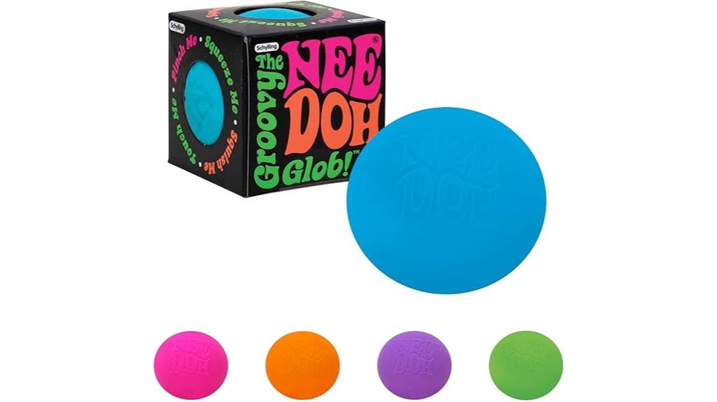 colorful squeezable sensory toy