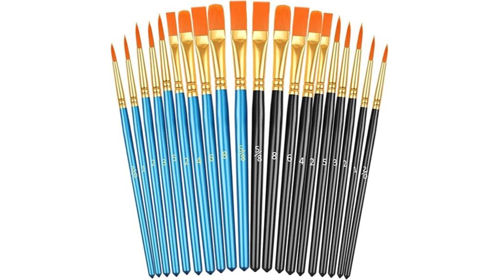 complete 20 piece brush set