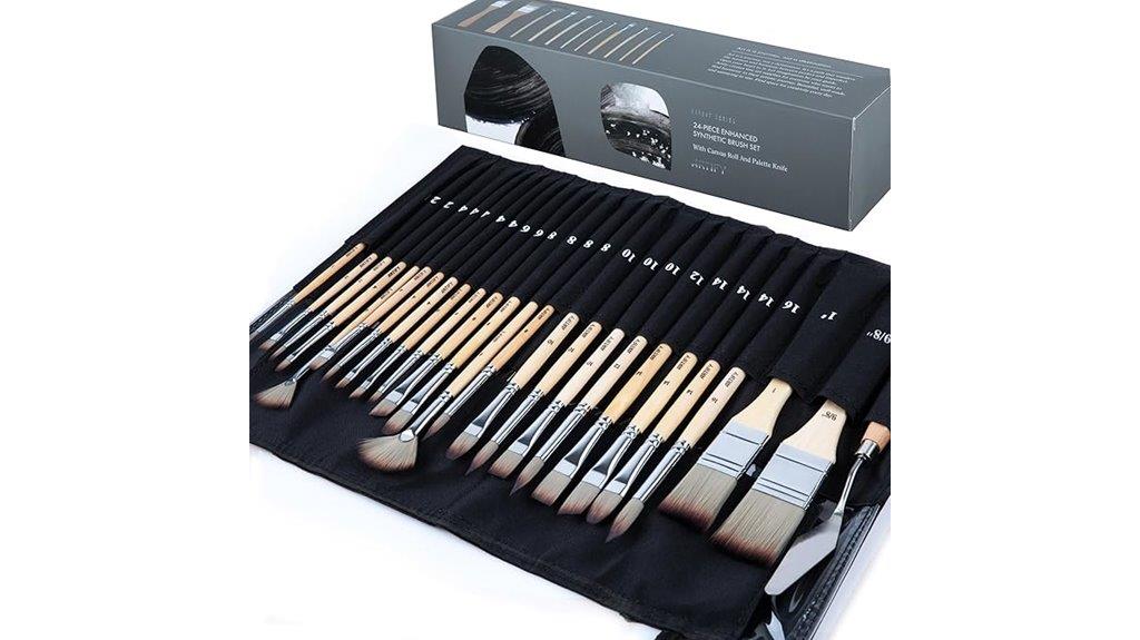 complete 25 piece brush collection