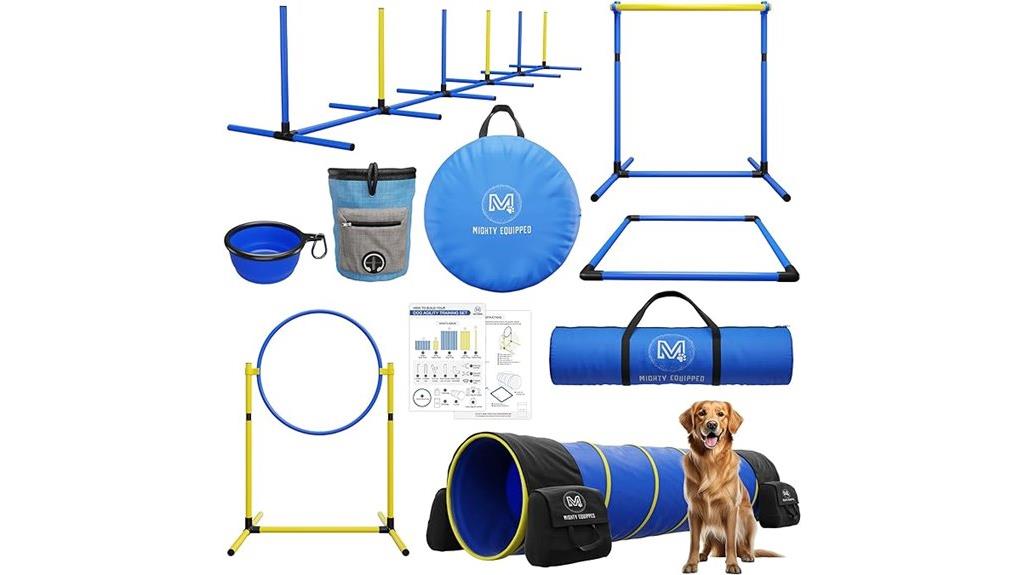 complete dog agility set