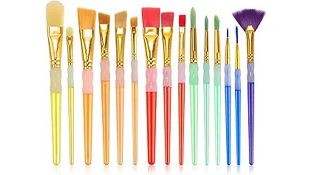 complete nylon brush collection