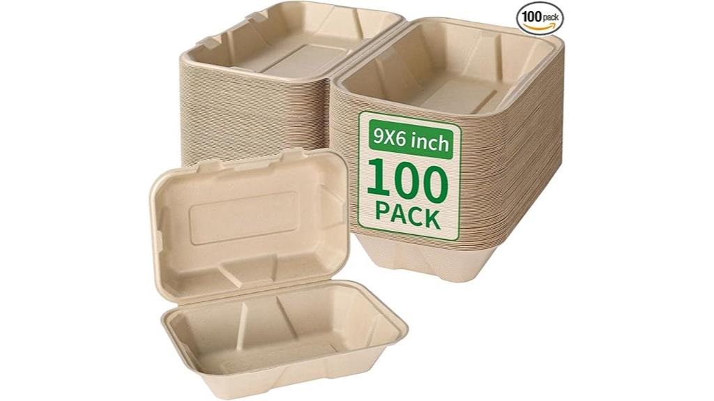compostable lunch box pack