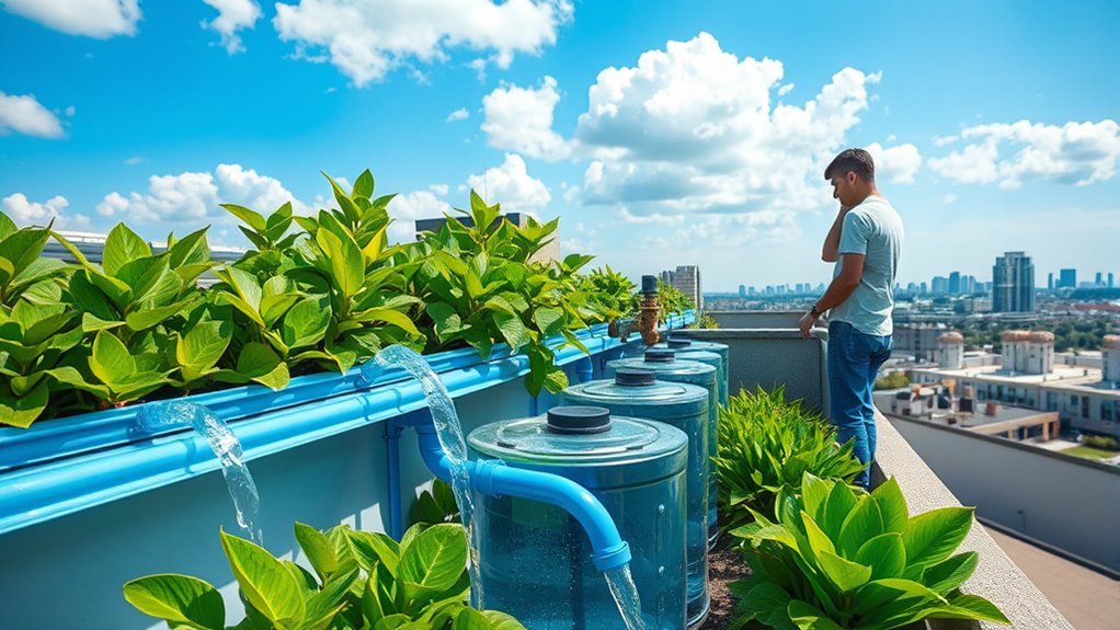 constructing rainwater collection system