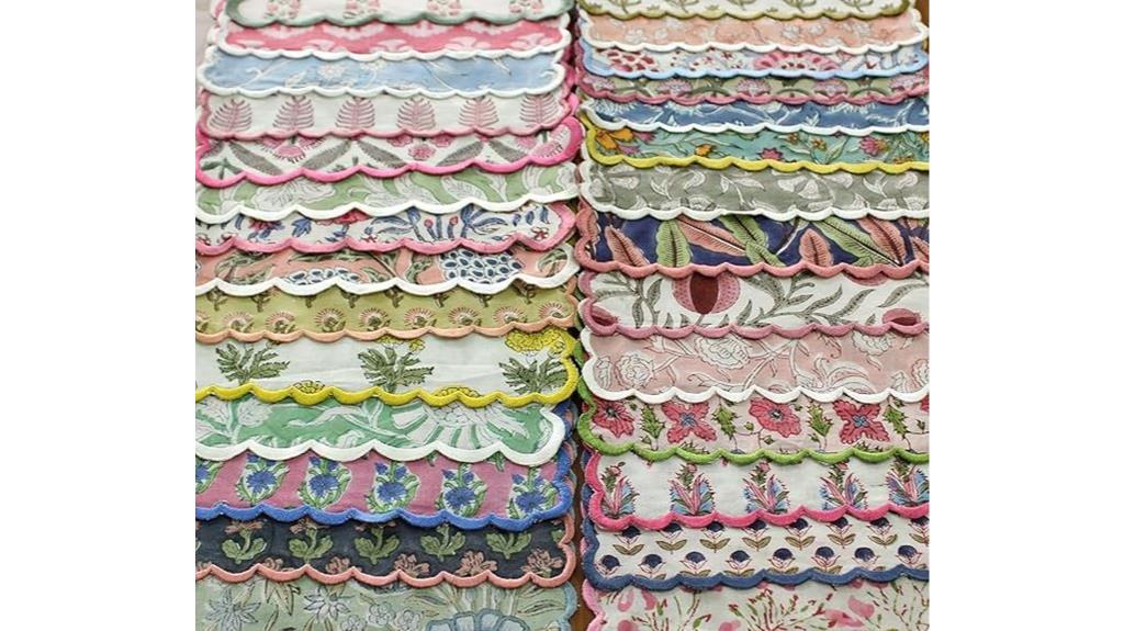 cotton dinner napkin set