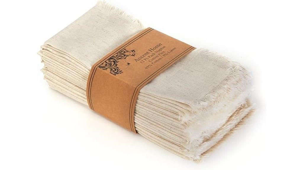 cotton linen napkin set