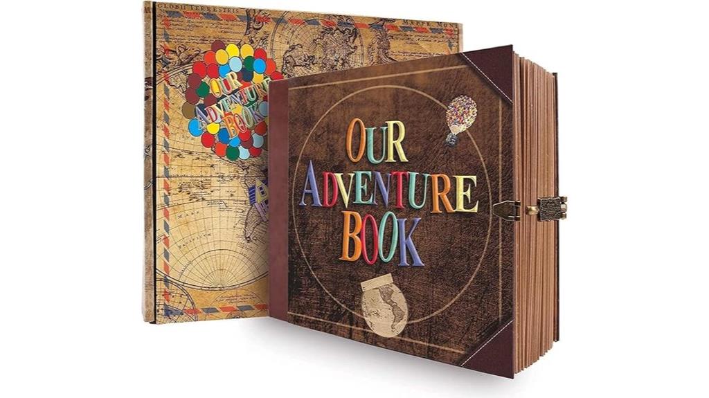 couples adventure scrapbook album