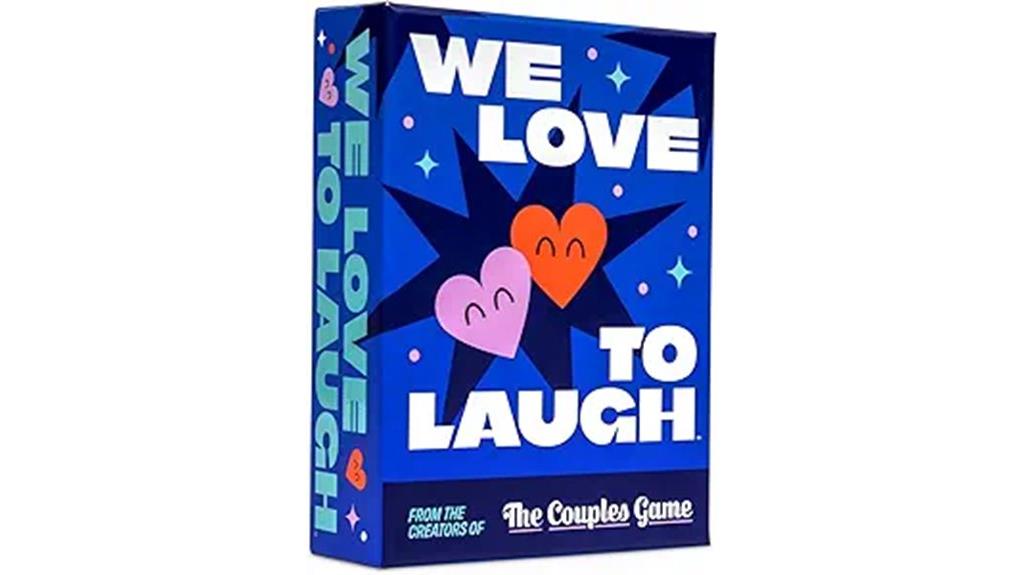 couples laugh card game