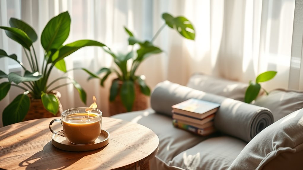 create calm morning sanctuary
