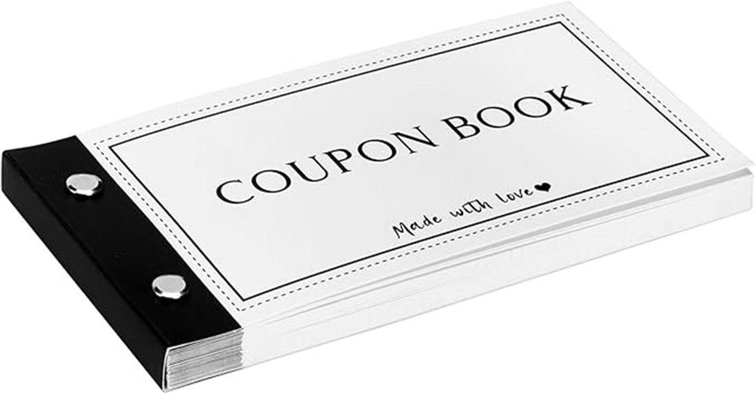 customizable voucher card set
