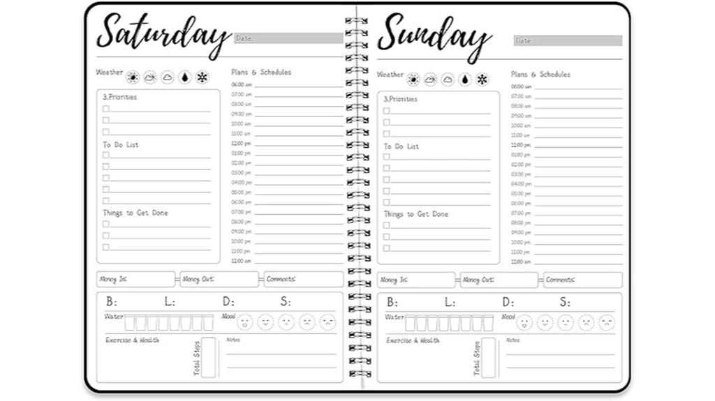 daily weekly planner organizer