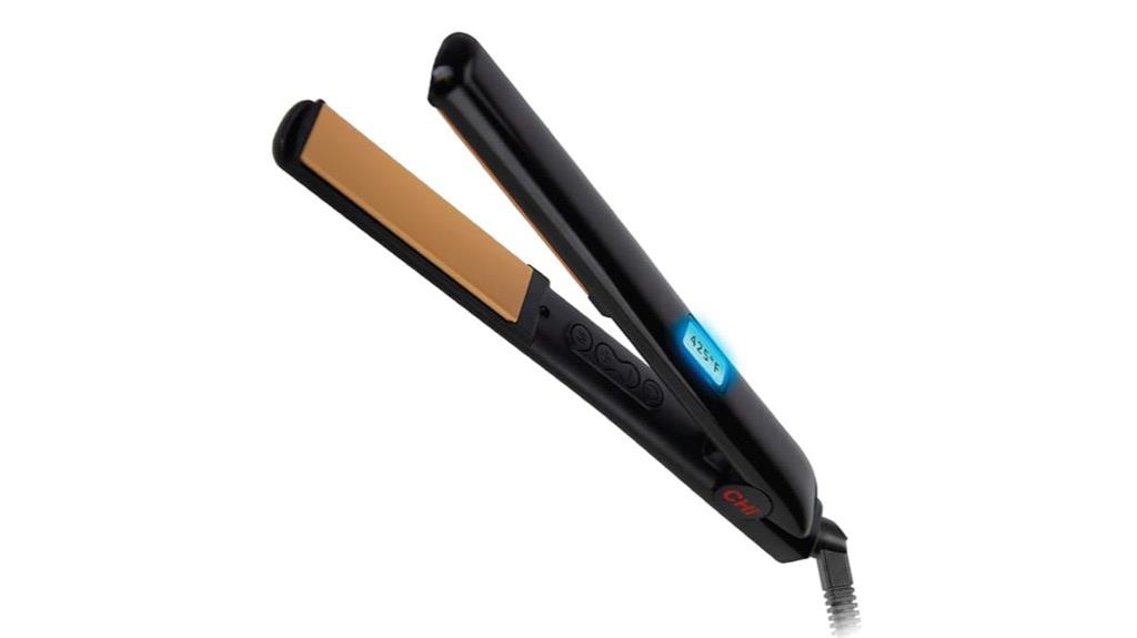 digital ceramic hair straightener