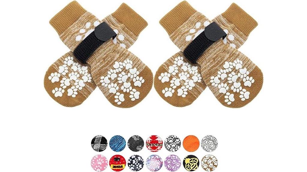dog paw anti slip socks