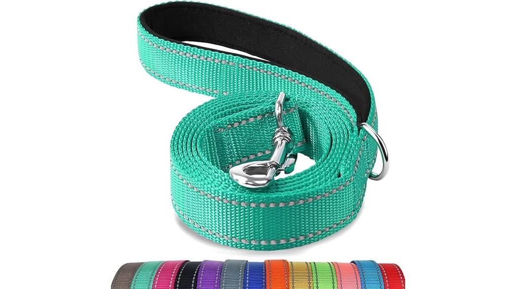 double sided reflective dog leash