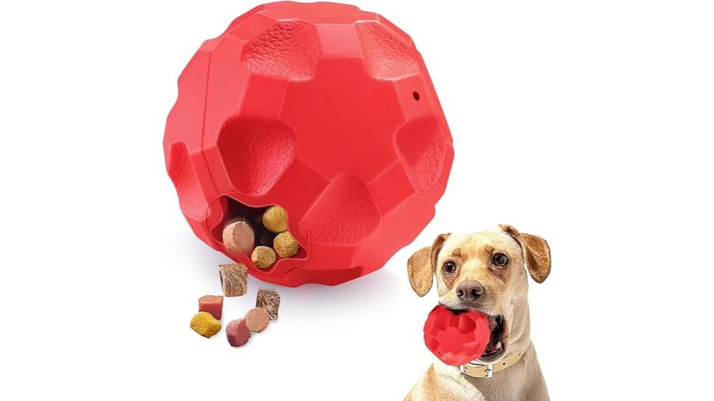 durable dog ball with treat