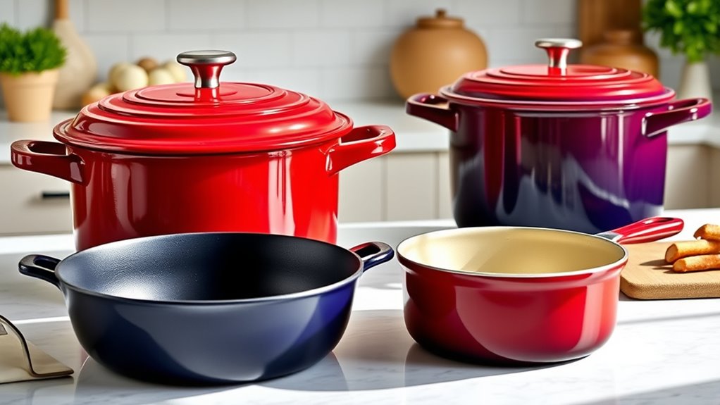 durable heat retentive cookware features
