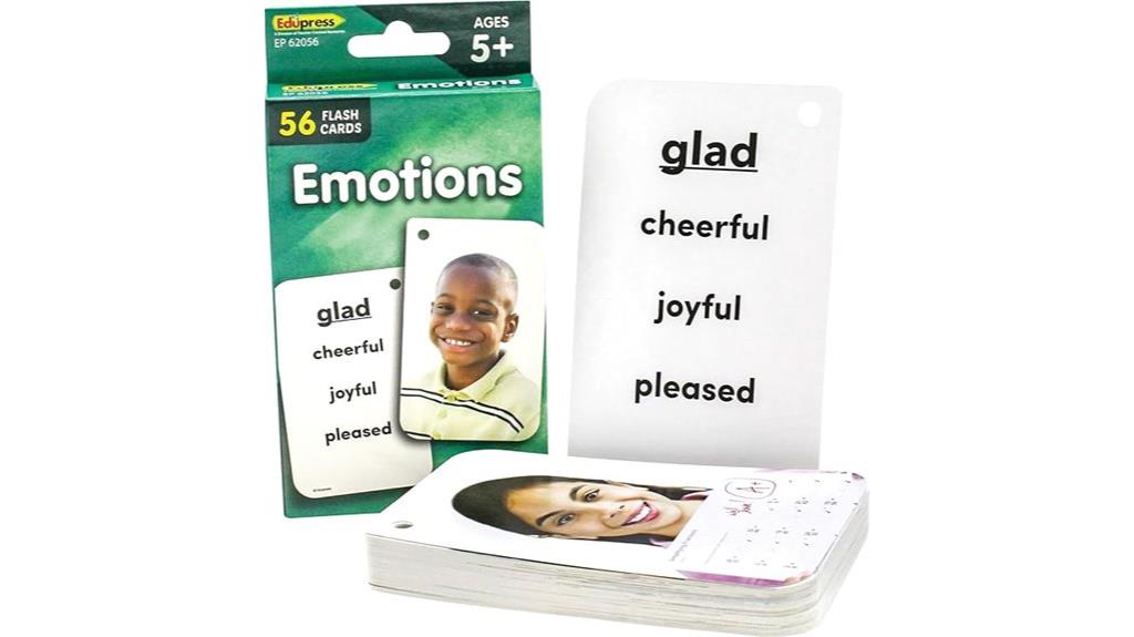 educational emotion flash cards