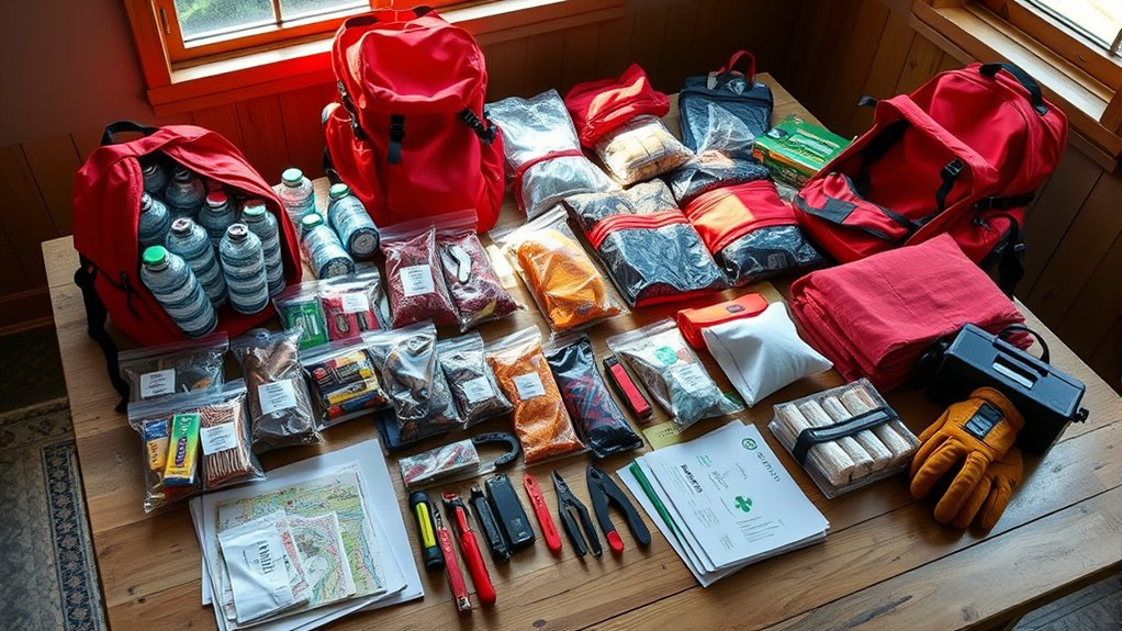 emergency kit first aid food