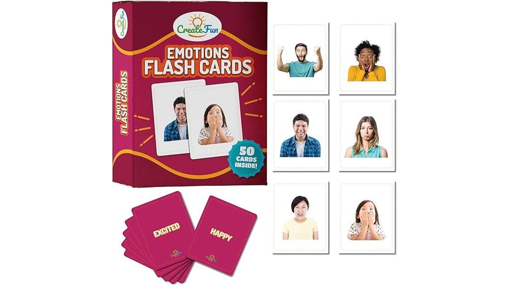 emotions flash cards set